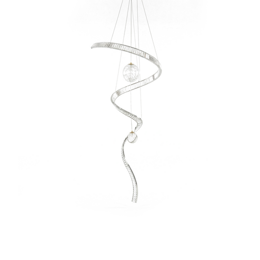 Suspension en cristal moderne pour salons – Crystella