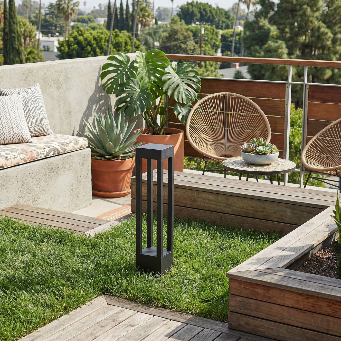 Lampadaire Extérieur Chic Ambiance Apaisante – Floréa