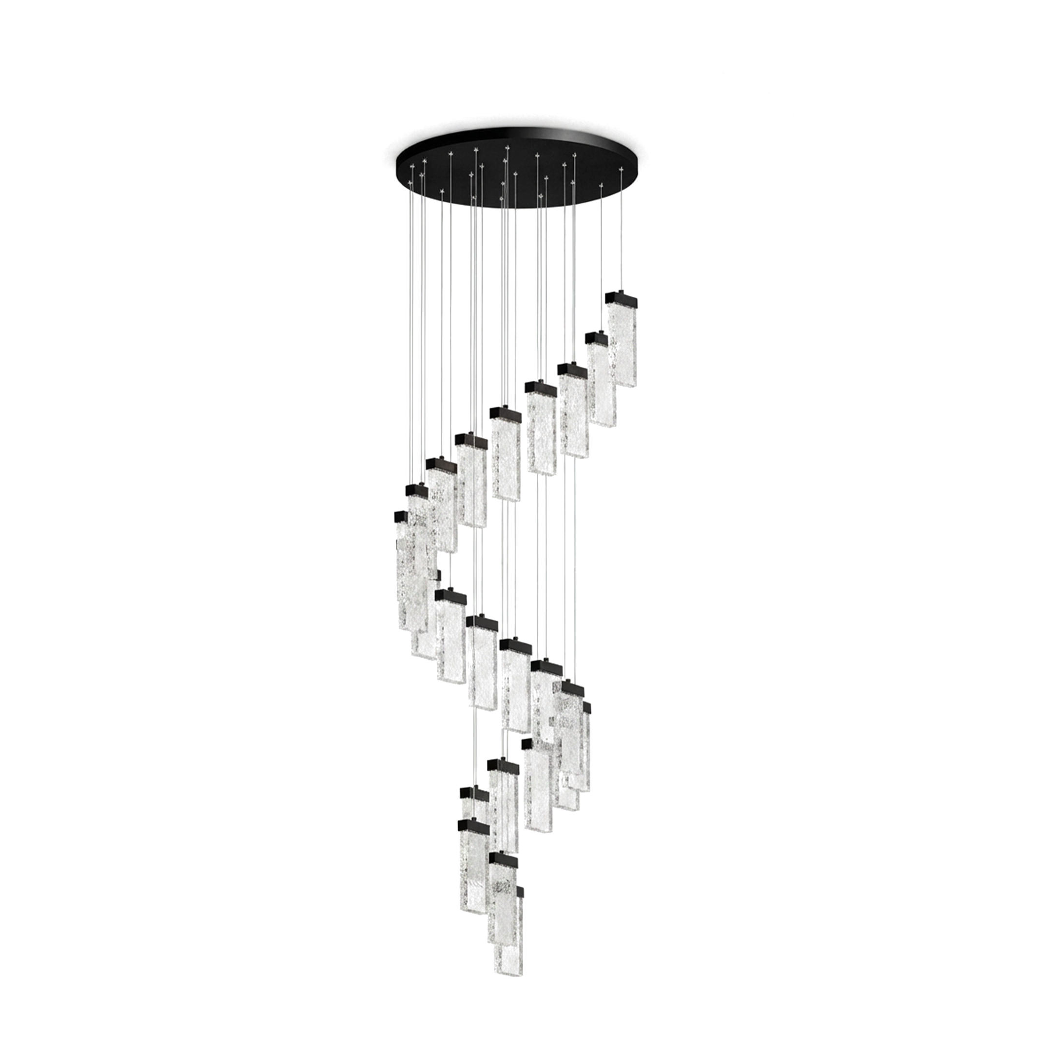 Lustru modern din cristal pentru living – Cristariont