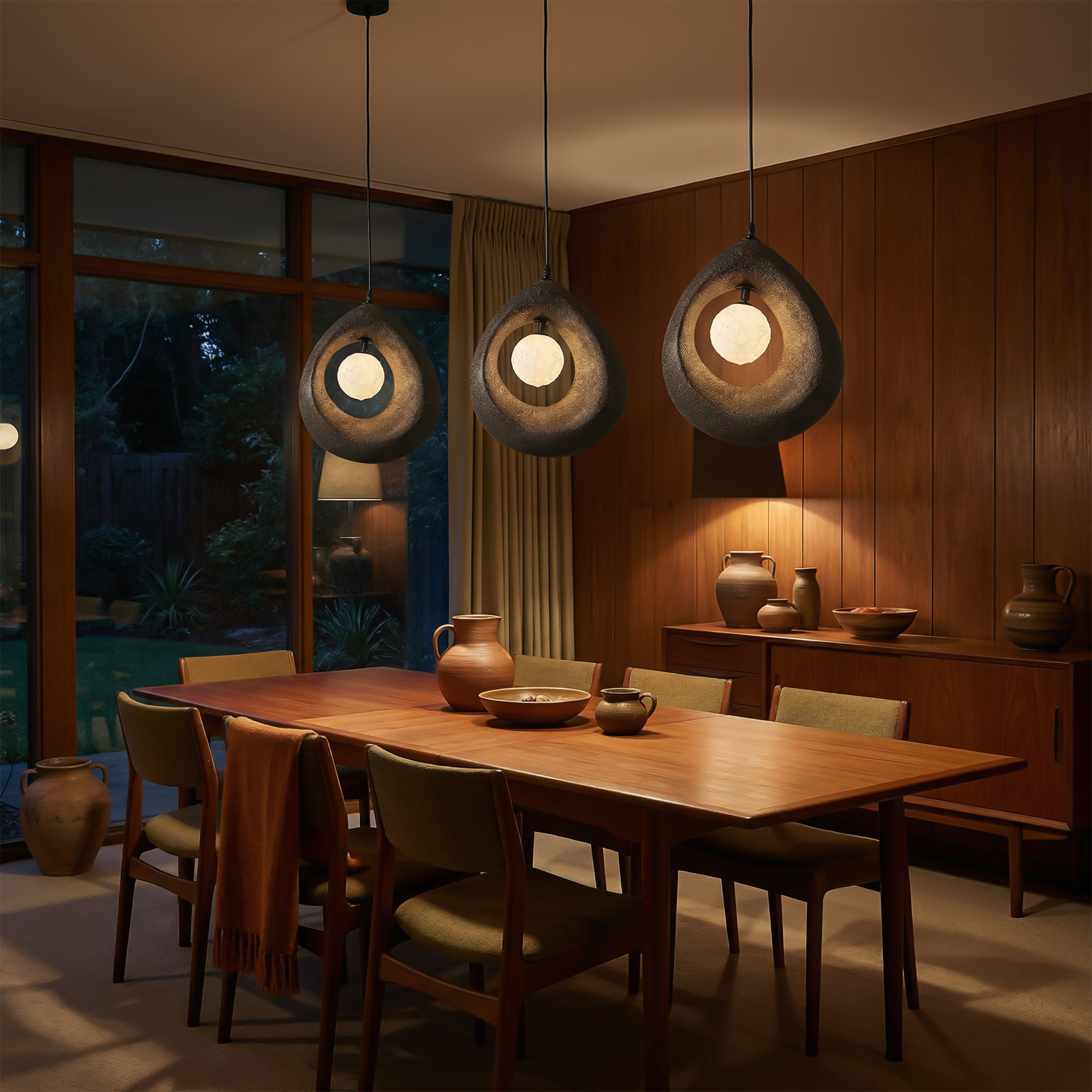 Suspension Lueur de Galet vue détail | Luxarmonie