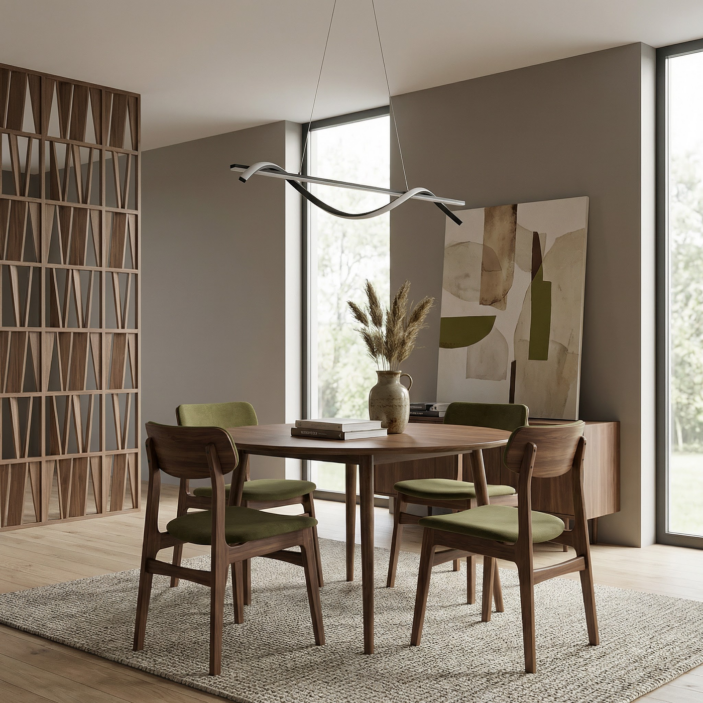 Lustre Contemporain Polyvalent pour Pièces Spacieuses – Vélina