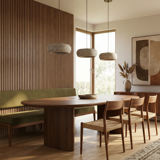 Suspension en travertin jaune pour salon et salle à manger – Armonelo