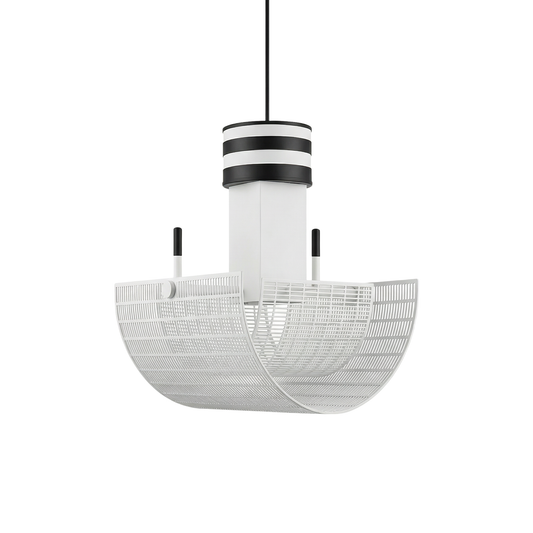 Suspension Moderne Noir et Blanc pour Salon – Zébrano