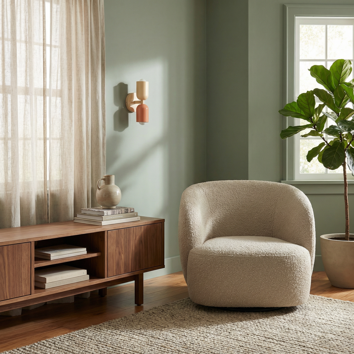 Applique Murale Élégante avec Couleur de Lumière Ajustable – Lumenor