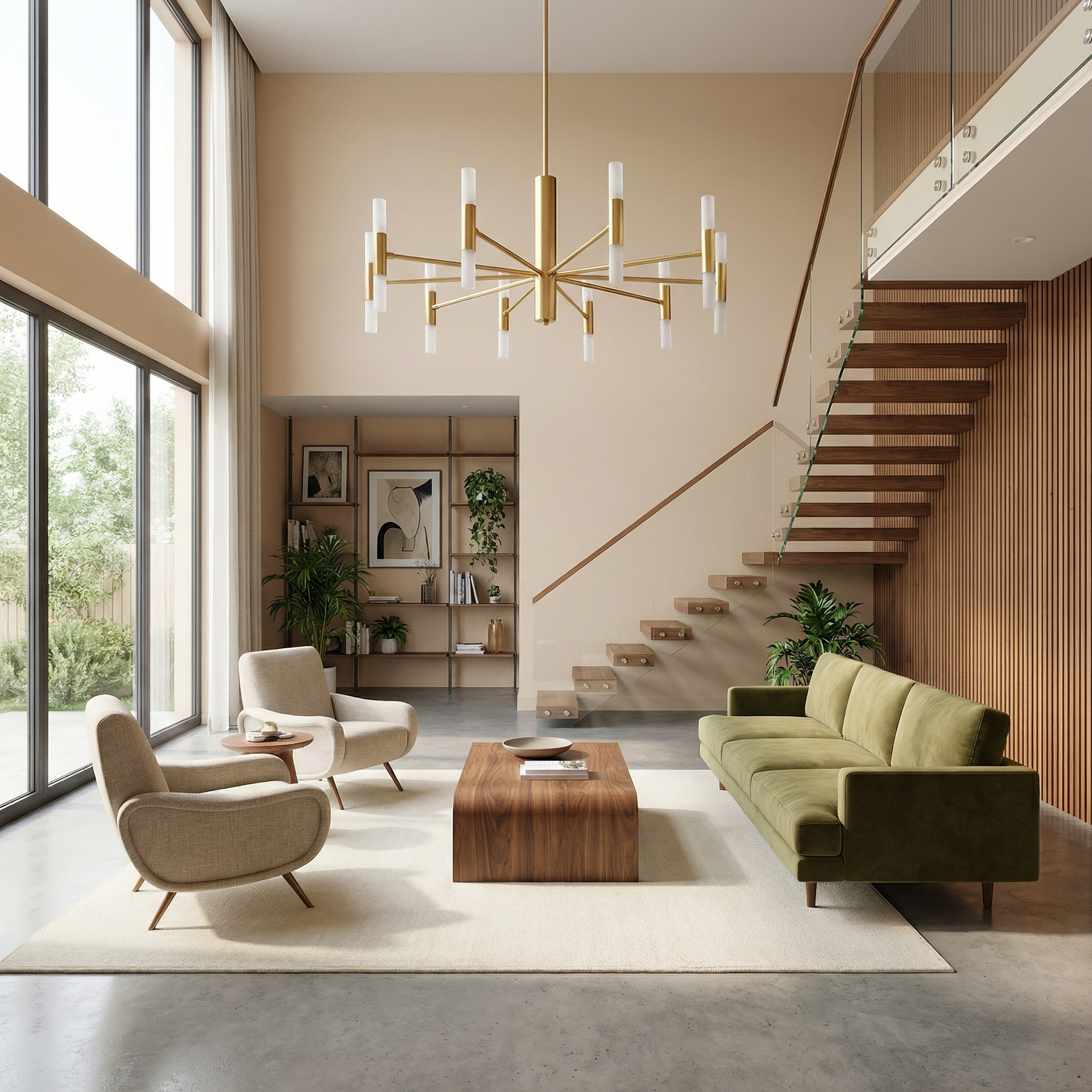 lustre Handelor vue ambiance | Luxarmonie