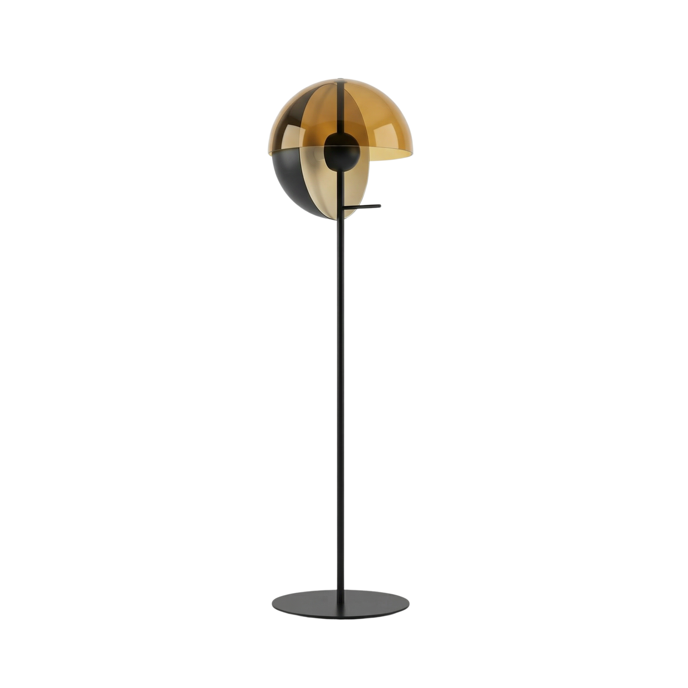 Lampadaire Vitrail Métal Design Post-Moderne – Lutopis