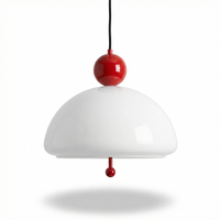 Suspension moderne en verre crémeux pour chambre et étude – Célorion