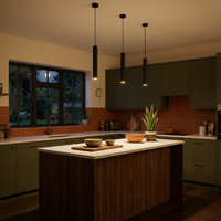 Suspension Design Raffiné avec Câble Pendentif – Élixir