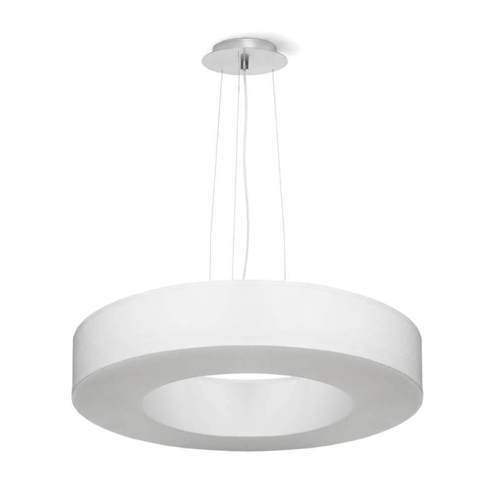Lustre minimaliste blanc pour salon – modèle Elensia