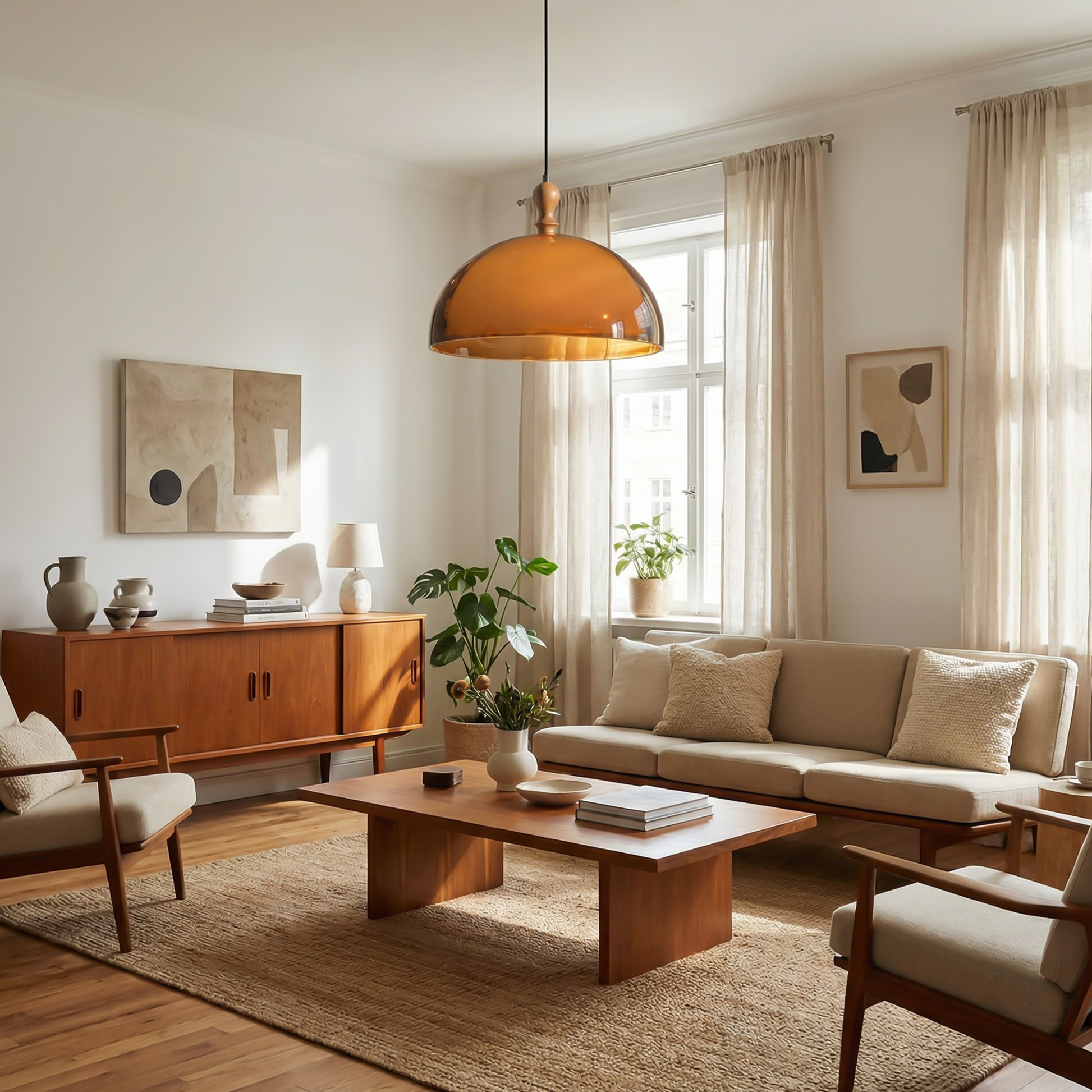 Suspension Brunea vue ambiance | Luxarmonie