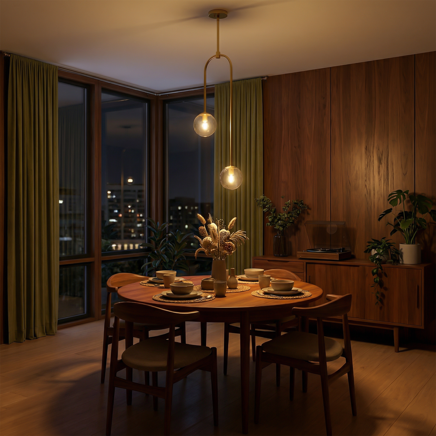 Suspension Forme Asymétrique Style Aérien – Globino