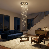 Plafonnier Prestige Métal Doré et Cristaux – Éclat de Mer