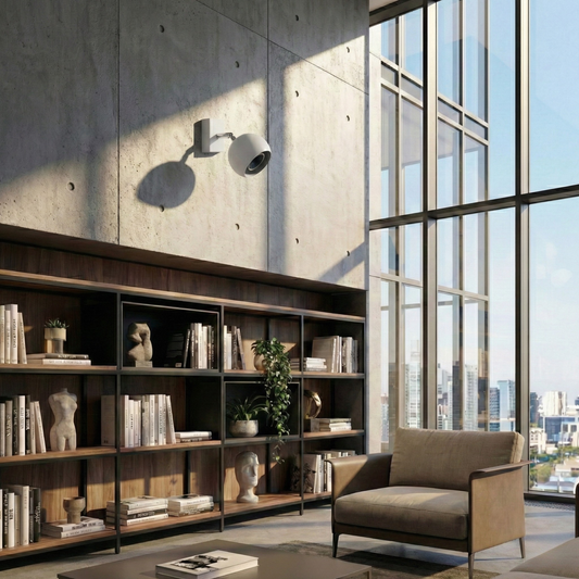 Applique murale moderne orientable blanche – Modèle Arionis