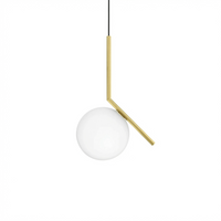 Suspension Art Déco en Métal Poli – Serenysium