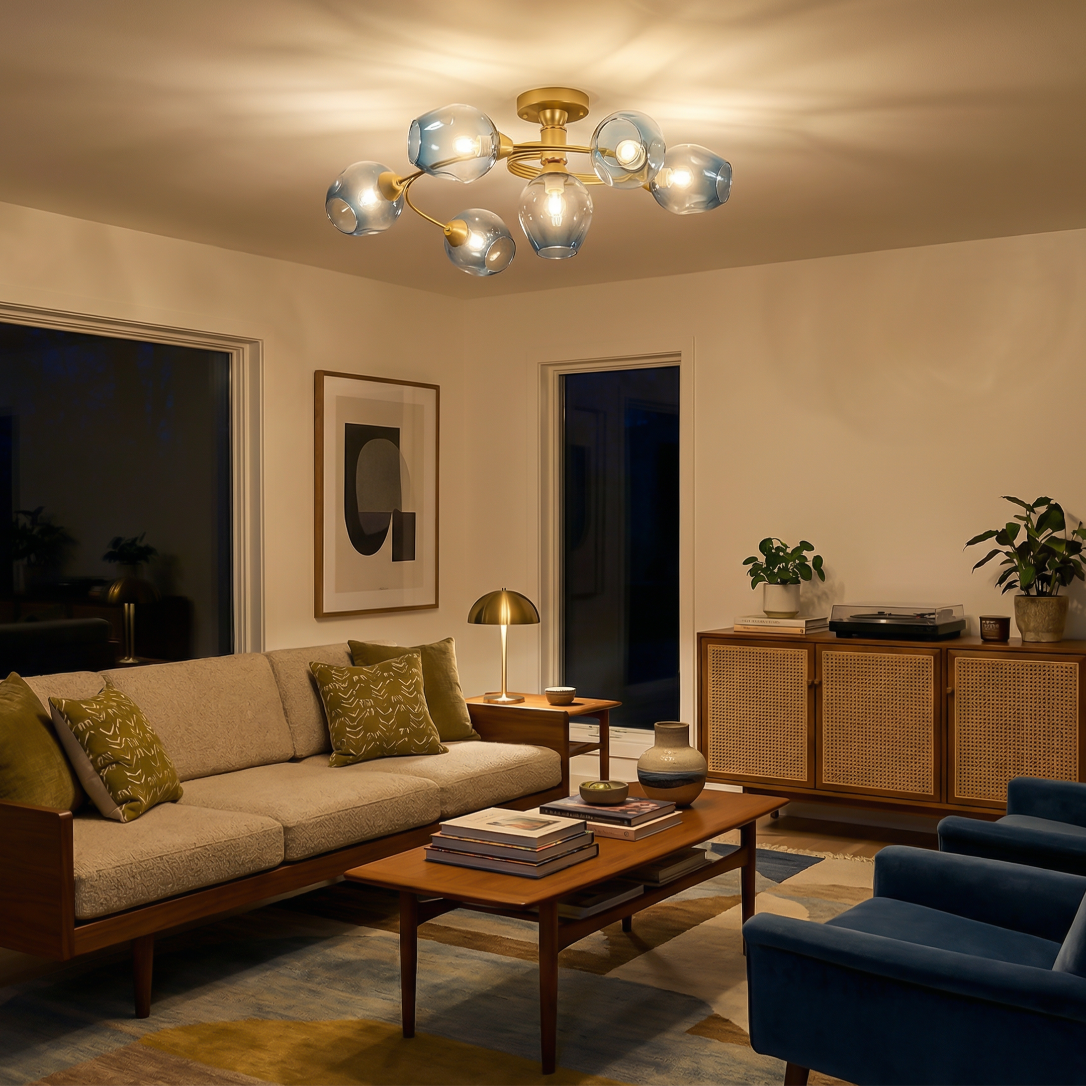 Plafonnier Irisso vue détail | Luxarmonie