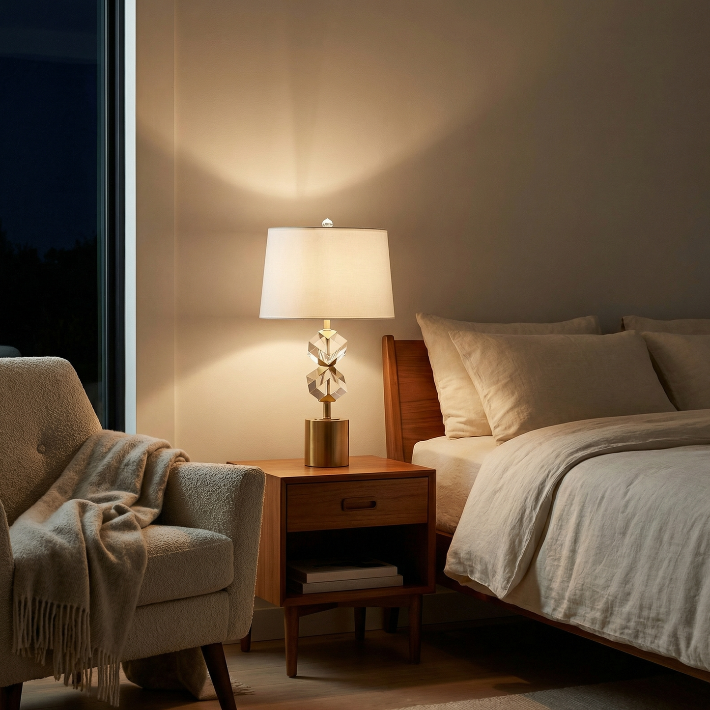 Lampe à poser Crystal Palace vue détail | Luxarmonie