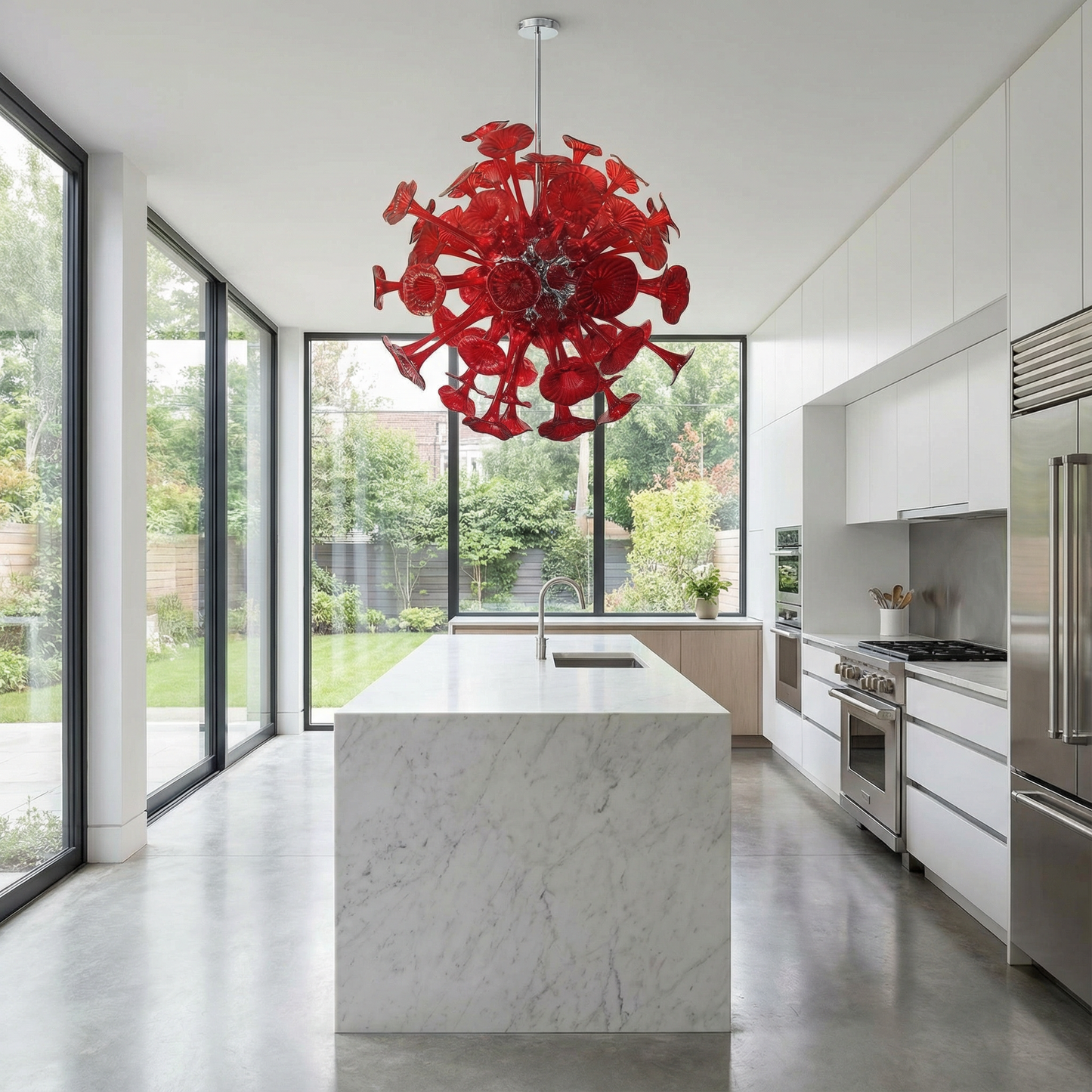 Suspension Spherelumia vue ambiance | Luxarmonie