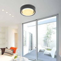 Applique murale et plafonnier LED noir minimaliste – Ciralux