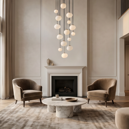 Suspension moderne en alliage pour salon – Heliora