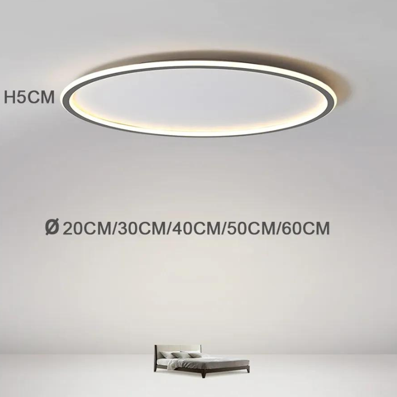 Plafonnier Élégant Sobre et Technologie LED – Moderne