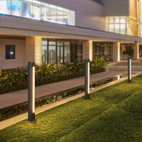 Applique d'extérieur en métal et acrylique LED – Azuréos