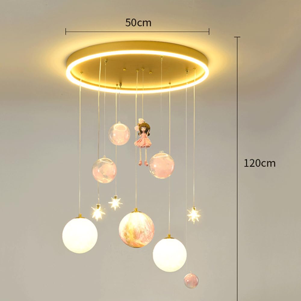 Suspensie Copii LED Dimmable Design Celestial – Dringas