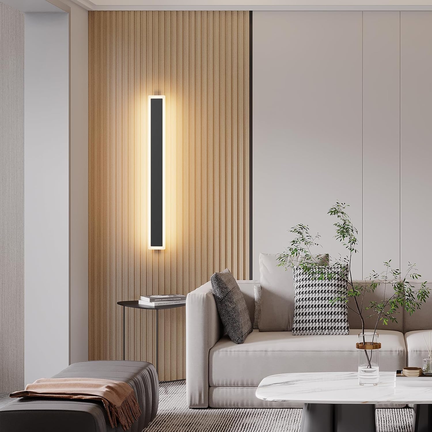 Applique LED extérieure Luménia design linéaire acier inoxydable - vue 14