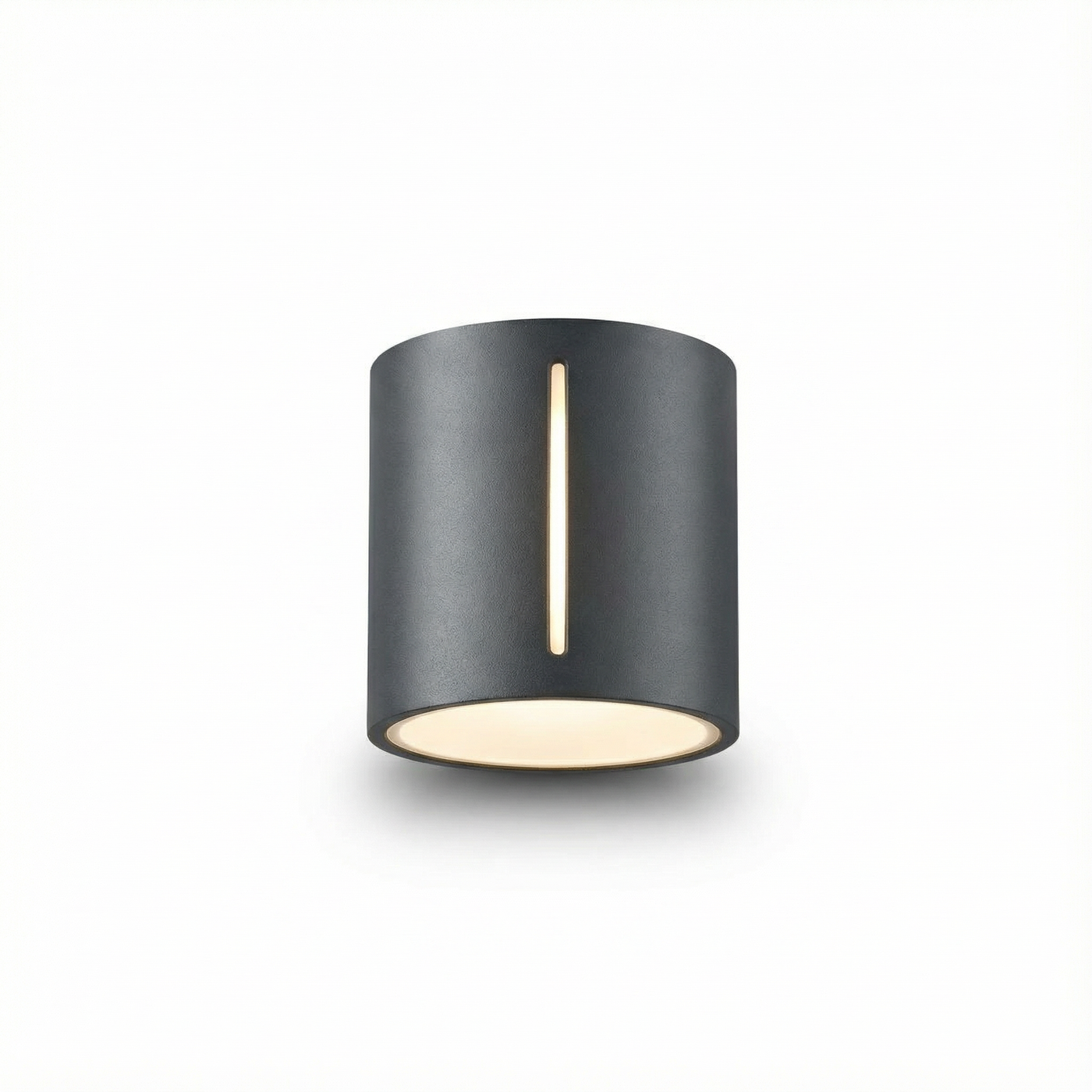 Modern gray aluminum wall light – Orphéal model