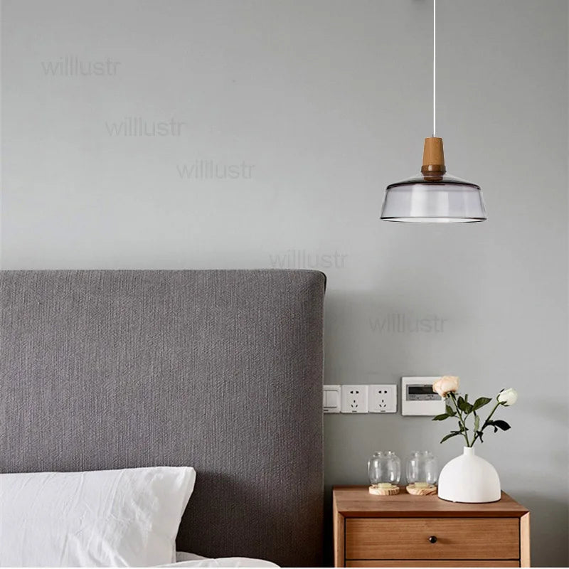 Suspension en verre fumé pour éclairage raffiné – Armonique