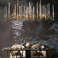 Lustre Sculptural Inspiration Chandelier & Éclat Délicat – Plume