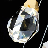 Suspension Élégant Cristaux Luxueux & Halo Chaleureux – Zénith