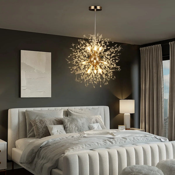 Plafonnier en cristal moderne pour chambres et salons – Cristarioni