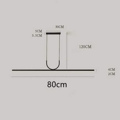 Suspension design contemporain Nera finition noire - vue 13
