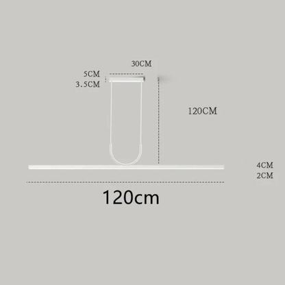 Suspension design contemporain Nera finition noire - vue 12