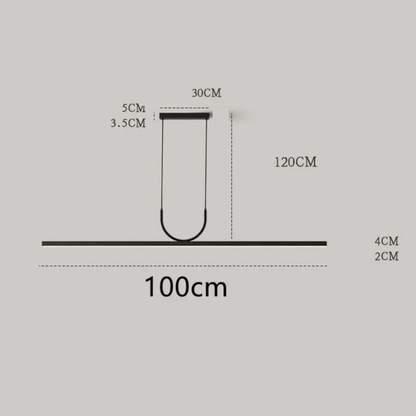 Suspension design contemporain Nera finition noire - vue 9