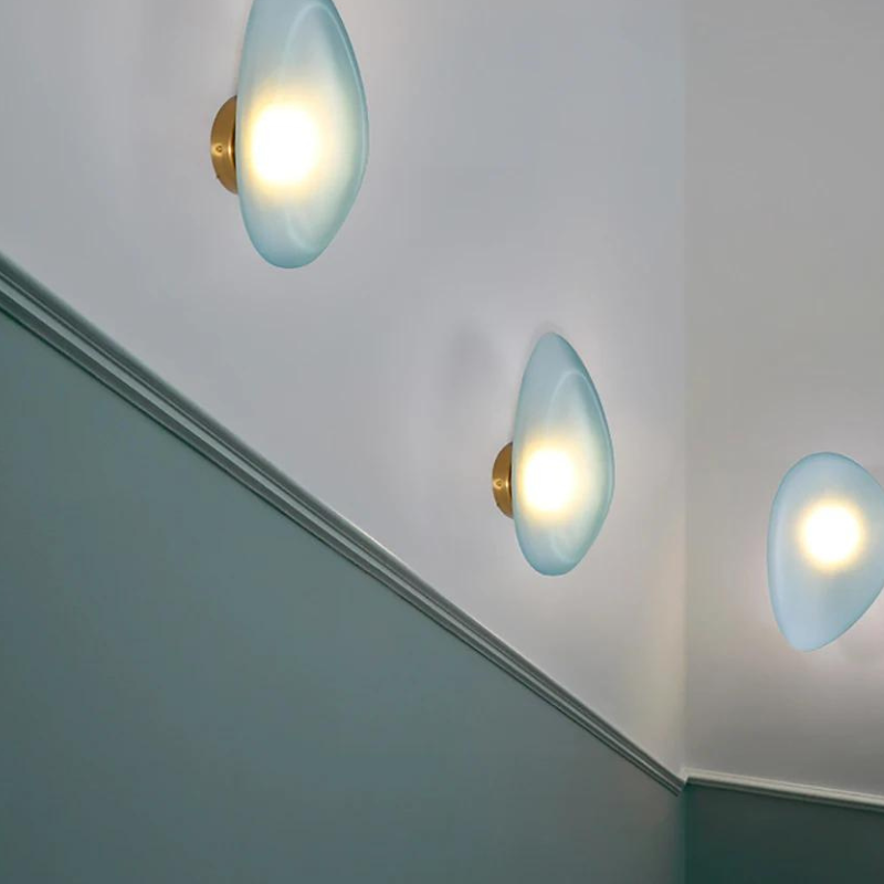 Applique Murale Moderne Verre et Galets pour Ambiance Chic – Glowena