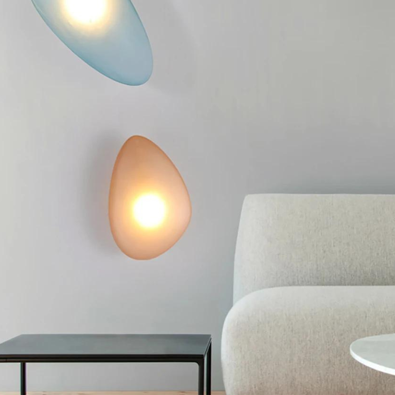 Applique Murale Moderne Verre et Galets pour Ambiance Chic – Glowena