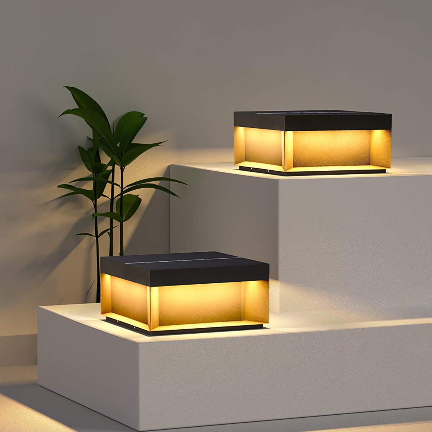 Luminaire d'extérieur Orizonis vue ambiance | Luxarmonie