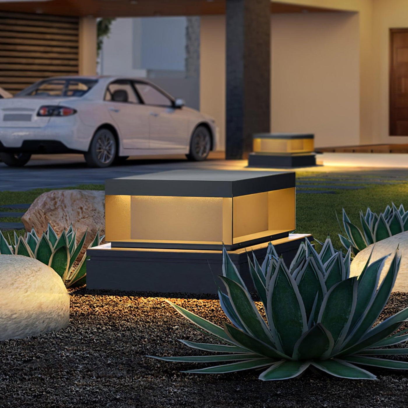 Lampadaire extérieur solaire résistant aux intempéries – Orizonis