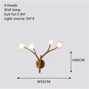 アンバーガラスのトレンド感あるモダンシャンデリア – Haloa