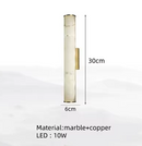 Marble and copper wall light – Marmoriaz