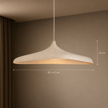 Lámpara colgante Wabi-Sabi con acabado de hormigón – Zelinea