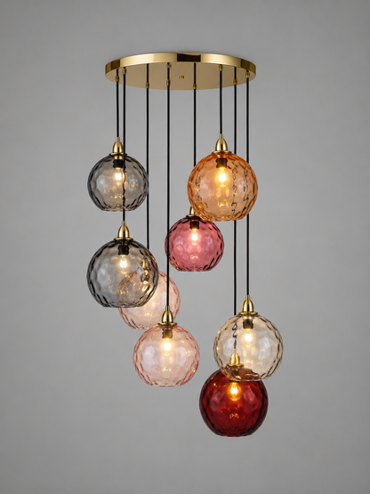 Colorful Glass Pendant Light with Joyful and Modern Ambiance – Célestro