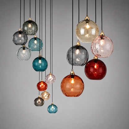 Colorful Glass Pendant Light with Joyful and Modern Ambiance – Célestro