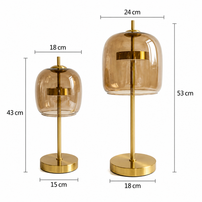 Glass Globe Bedside Lamp – Xiumis