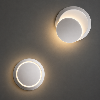 Lampe Murale Contemporaine Corps Métallique Orientable à 350° – Eclipse