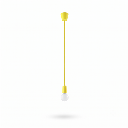 Suspensie minimalistă PVC galbenă living – Solarys