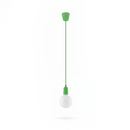 Minimalistické zelené závěsné svítidlo z PVC – Ardelio