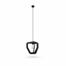 Suspension noire minimaliste en acier – Modèle Asterion