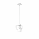Suspension minimaliste blanche pour salon – modèle Asterion